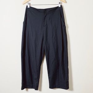 Oak + Fort Black Cullotes, Size Medium